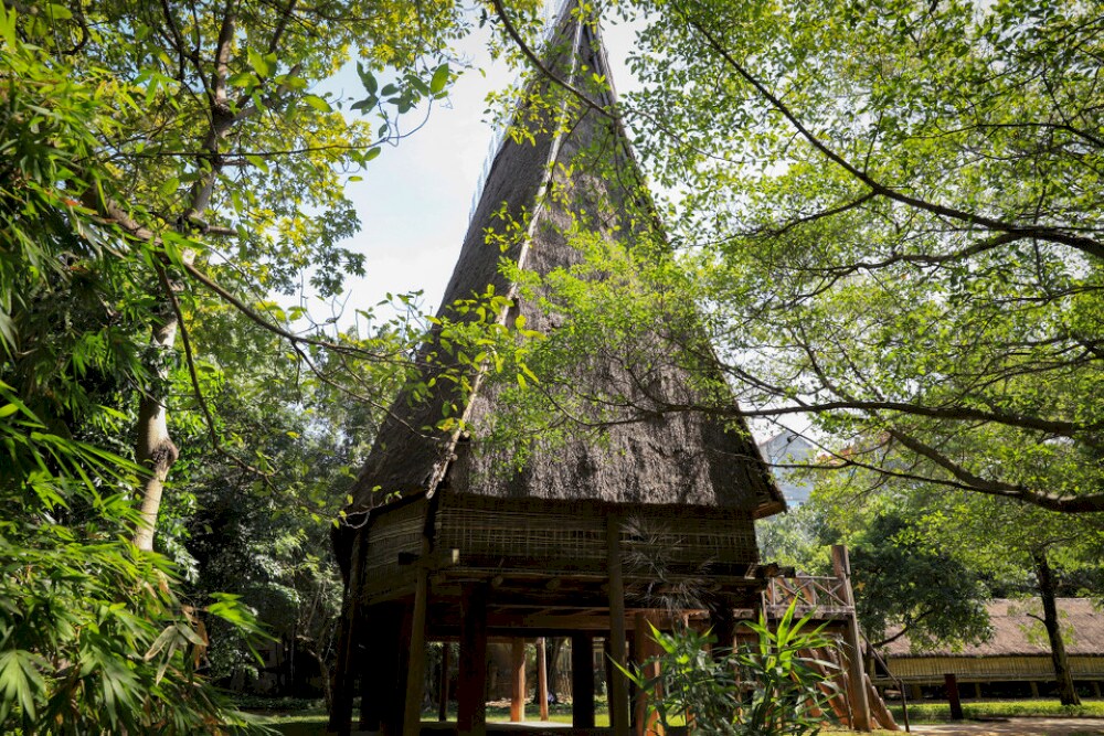 The Rong house of the Ba Na people